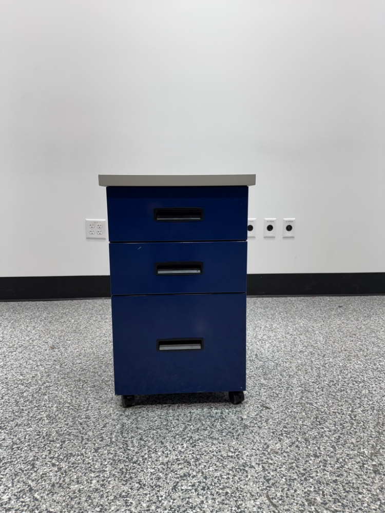 Image of 3-Drawer Mobile Filing Cabinet
